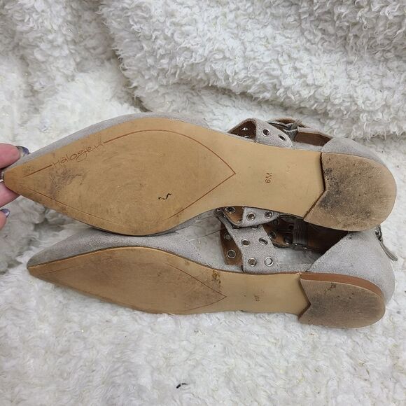 Halogen Molly pointy toe suede‎ leather flats sz 6 - Picture 6 of 6
